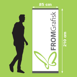 Roll-Up system 85 x 210 cm